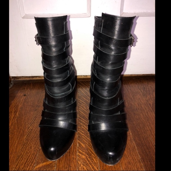 Sam Edelman Leather/suede Boots 5.5" - Picture 2 of 6